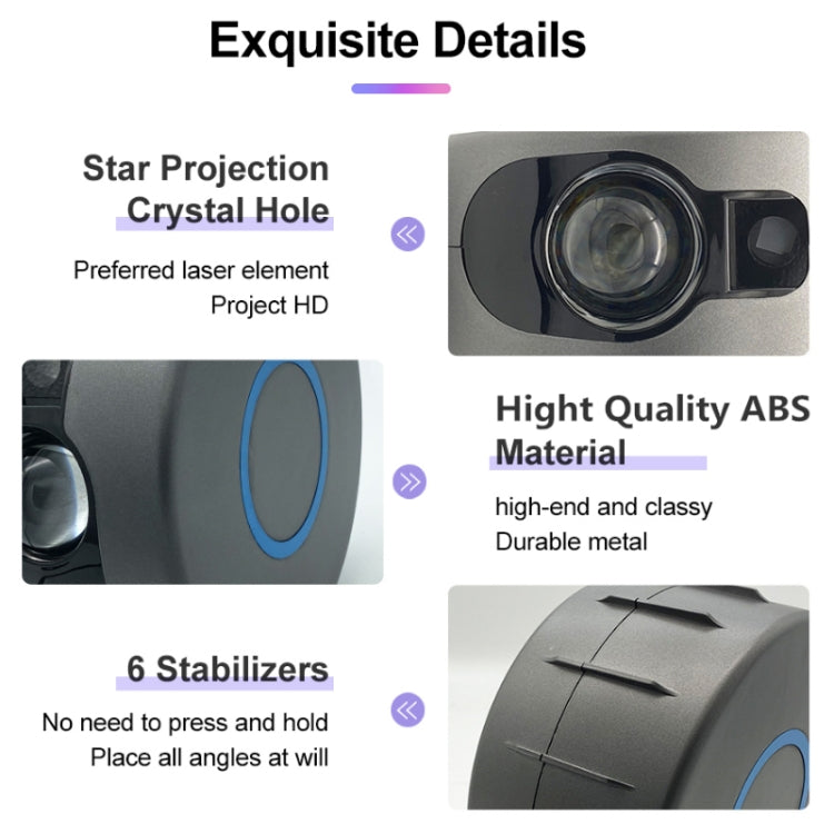 Remote Control LED Starry Sky Atmosphere Projector Lamp, Power Supply:, Gray+US Plug, Gray+EU Plug, Gray+UK Plug, Gray+AU Plug, Gray+USB Plug, US Plug, EU Plug, UK Plug, AU Plug, USB Plug