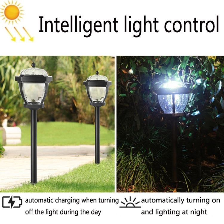 2 LED Solar Waterproof Outdoor Garden Light, Style:, White Light-Lawn Lamp, Warm Light-Lawn Lamp, White Light-Column Cap
