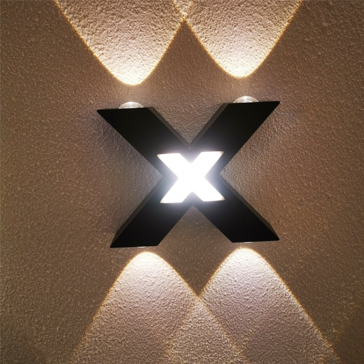 Bedroom Background Wall Lighting Outdoor Courtyard Waterproof Wall Lamp, Warm White, White