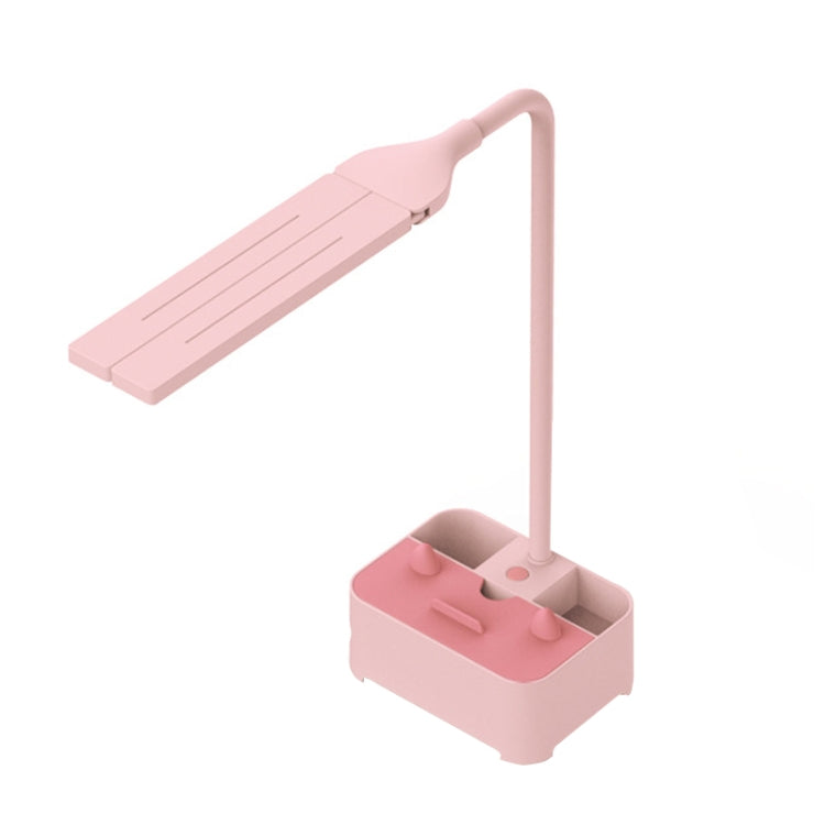 TD6 Student Mobile Phone Holder Pen Holder Eye Protection USB Desk Lamp, White, Pink, Green