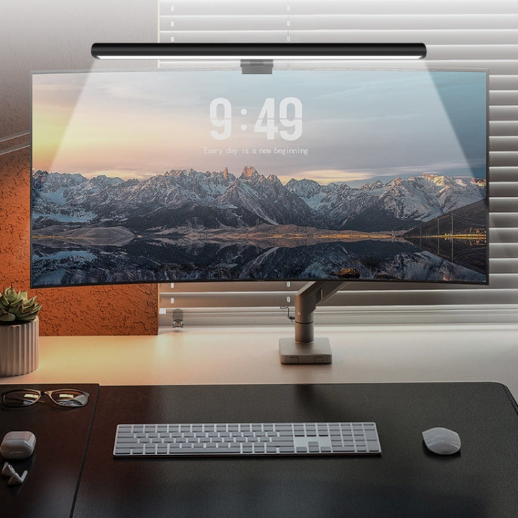 LED Infinitely Dimmable Computer Screen Hanging Lamp 3 Grade Color Temperature Touch Desk Lamp, Infinitely Dimmable