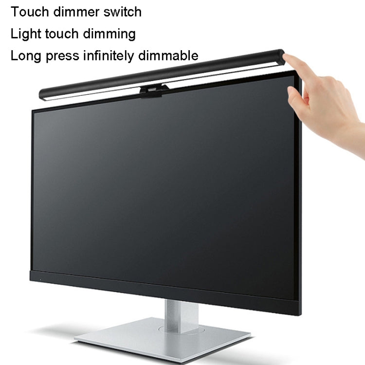 LED Infinitely Dimmable Computer Screen Hanging Lamp 3 Grade Color Temperature Touch Desk Lamp, Infinitely Dimmable