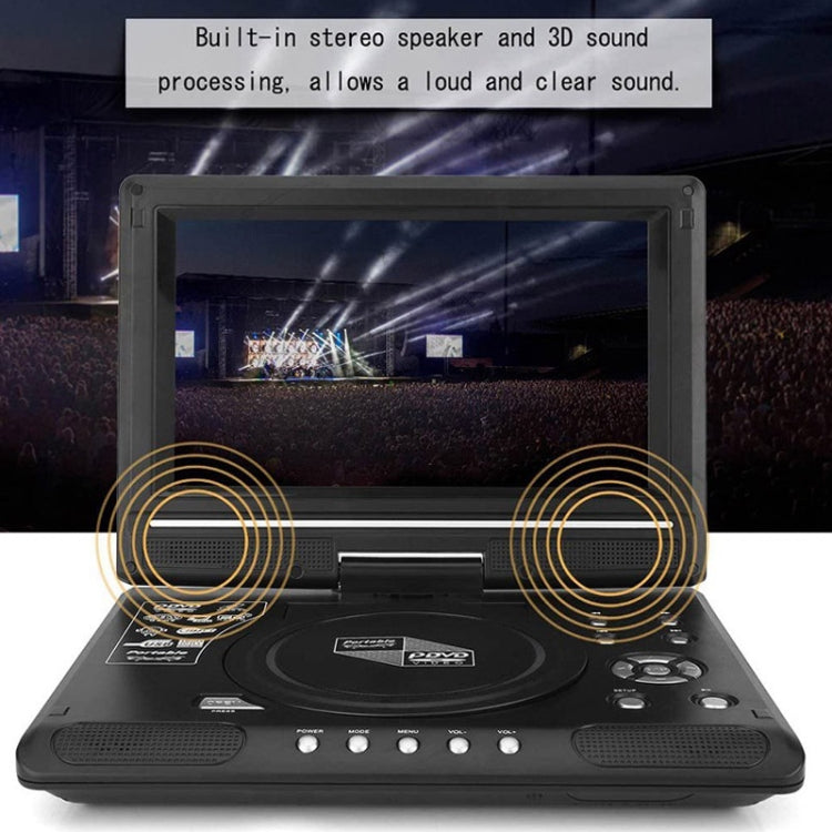 9.8 Inch Portable EVD Multimedia Player Play-watching Machine, 8.5 Inch US Plug, 8.5 Inch EU Plug, 8.5 Inch UK Plug, 8.5 Inch AU Plug