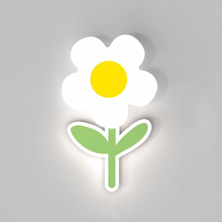 Children Room Warm Bedside Sunflower Wall Lamp, Flower Warm Light, Flower White Light, Flower Three-color Dimmer, Round Flowers Warm Light, Round Flowers White Light, Round Flowers Three-color Dimmer