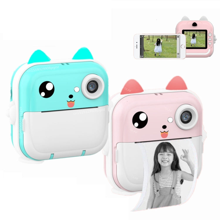 Children Instant Camera Mini Thermal HD Printer Video Photo Digital Camera, Standard Blue, Standard Pink, 16G Pink, 16G Blue, 32G Pink, 32G Blue