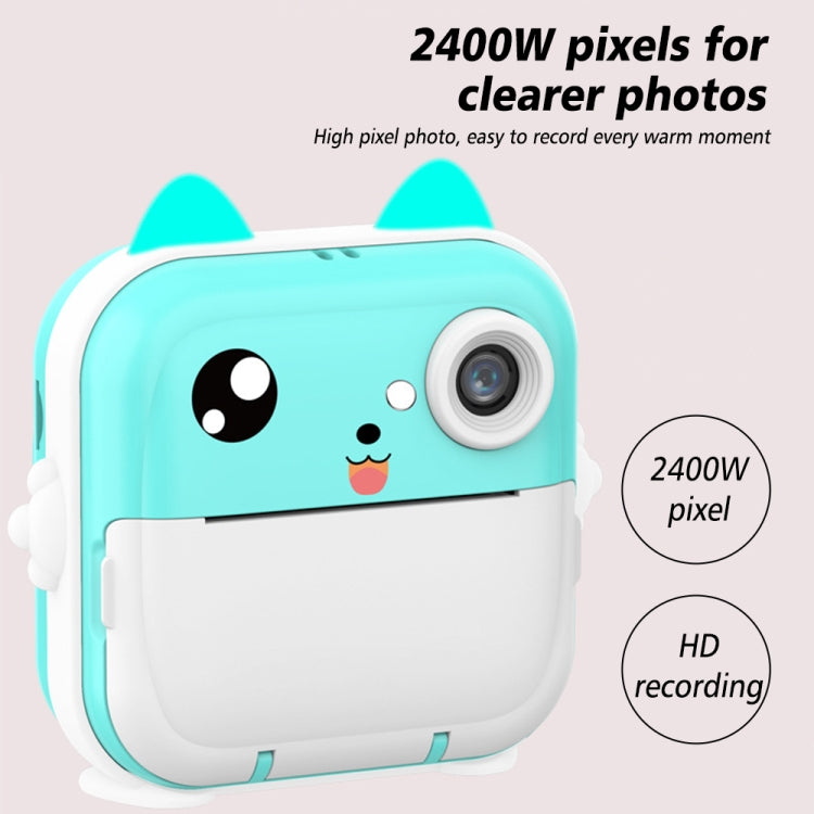 Children Instant Camera Mini Thermal HD Printer Video Photo Digital Camera, Standard Blue, Standard Pink, 16G Pink, 16G Blue, 32G Pink, 32G Blue