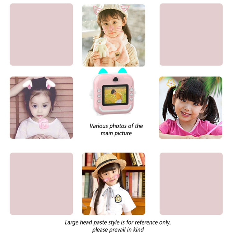 Children Instant Camera Mini Thermal HD Printer Video Photo Digital Camera, Standard Blue, Standard Pink, 16G Pink, 16G Blue, 32G Pink, 32G Blue
