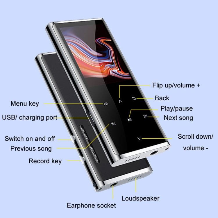 M27 1.8 Inch Bluetooth MP3/MP4 Music Player E-Book Recorder, 4GB, 8GB, 16GB, 32GB