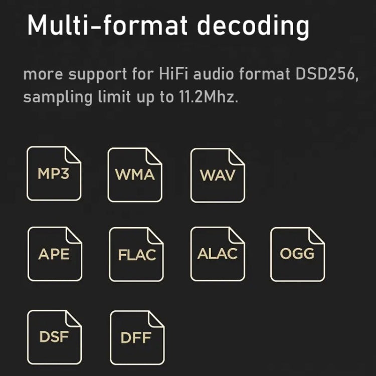 HiFi Lossless Music Player Mastering DSD256 Hard Decoding MP3, Q3