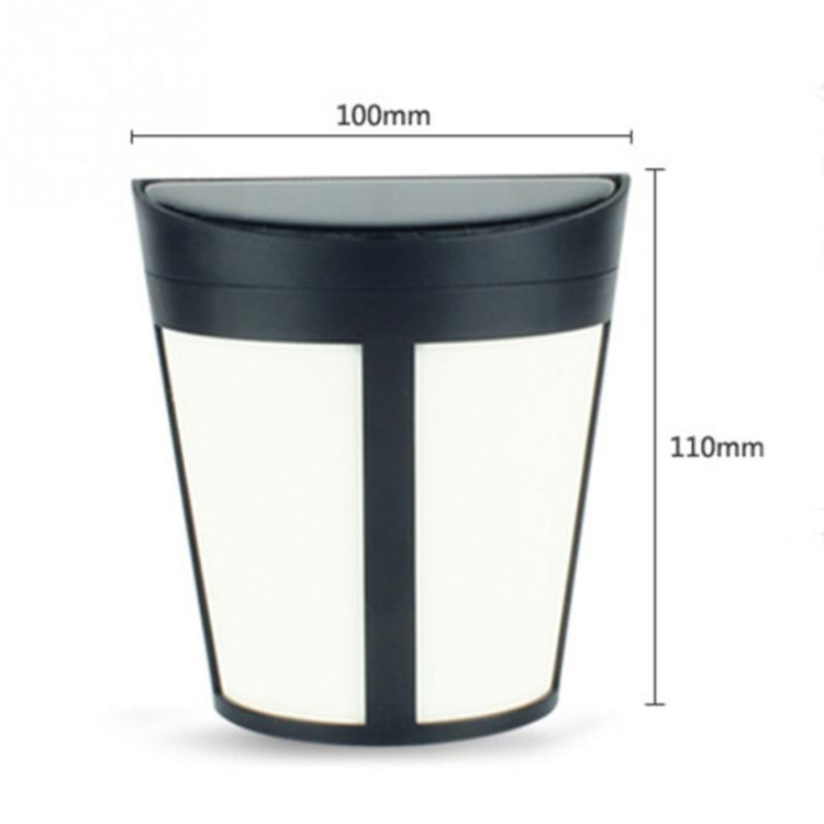 6 LEDs Outdoor IP65 Waterproof Energy Saving Solar Powered LED Wall Lamp Security Light, White Light, Warm Light