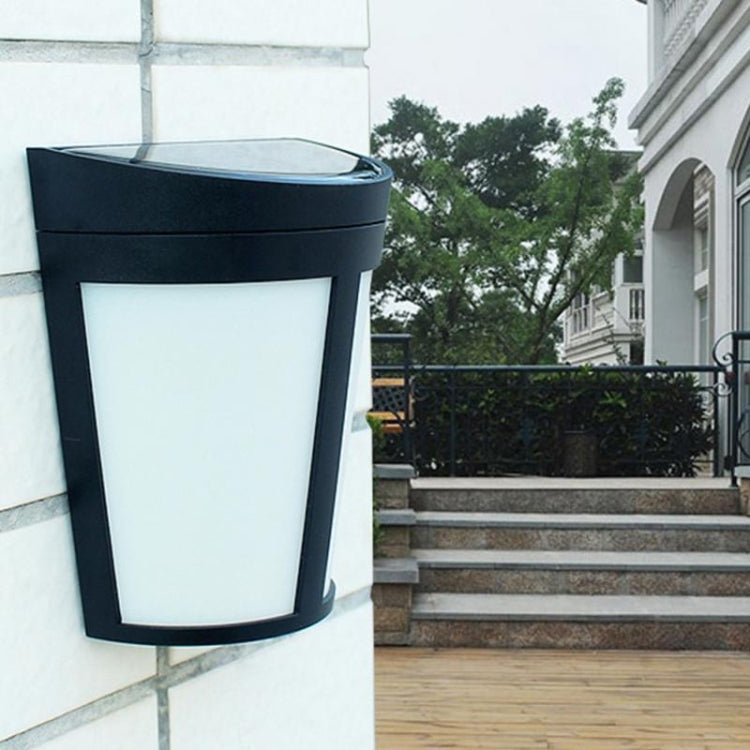 6 LEDs Outdoor IP65 Waterproof Energy Saving Solar Powered LED Wall Lamp Security Light, White Light, Warm Light