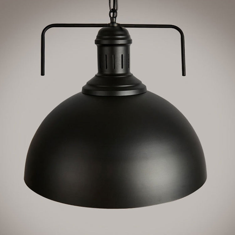Retro Industrial Pendant Light Creative Single Head Iron Art Hanging Lamp E27 Bulb Perfect for Kitchen Dining Room Bedroom Living Room, Warm White, Cold White