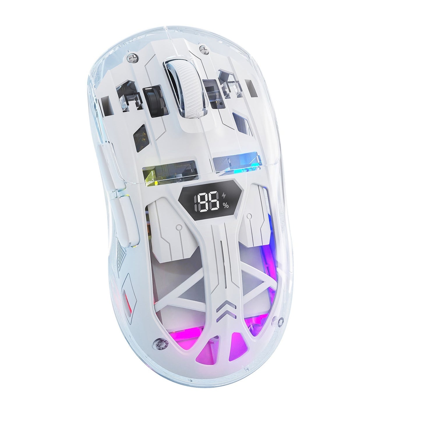 Free Wolf A2 Dual-mode Mouse RGB Luminous 24g Wireless Bluetooth