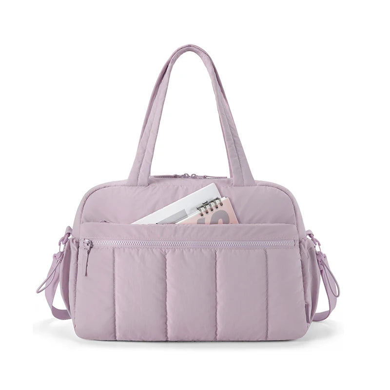 BAGSMART Travel Duffel Bag Gym Bag for Women with Wet Pocket Carry on Weekender Shoulder Boston bag Waterproof Beach bags