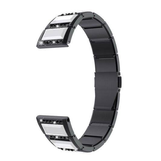 Stainless Steel Diamond Encrusted Replacement Watchbands, For Samsung Galaxy Watch 42mm, For Samsung Galaxy Watch 46mm, For Samsung Galaxy Watch 3 45mm, For Samsung Galaxy Watch Active2 44mm / Watch Active2 40mm / Watch Active��������������������������...