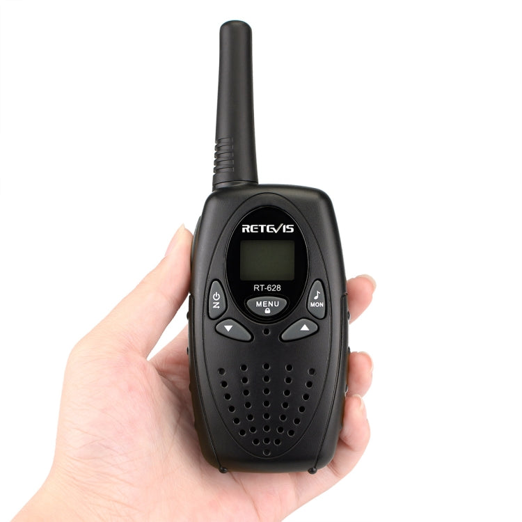 1 Pair RETEVIS RT628 0.5W EU Frequency 446MHz 8CHS Handheld Children Walkie Talkie, RT628(Black), RT628(White), RT628(Red)