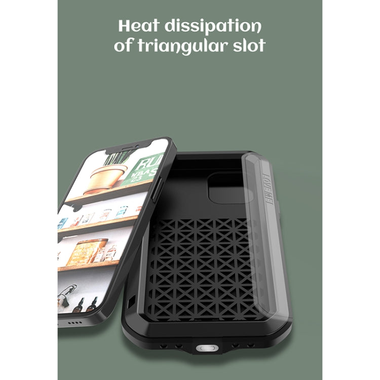 LOVE MEI Metal Shockproof Waterproof Dustproof Protective Case, For iPhone 12 mini, For iPhone 12