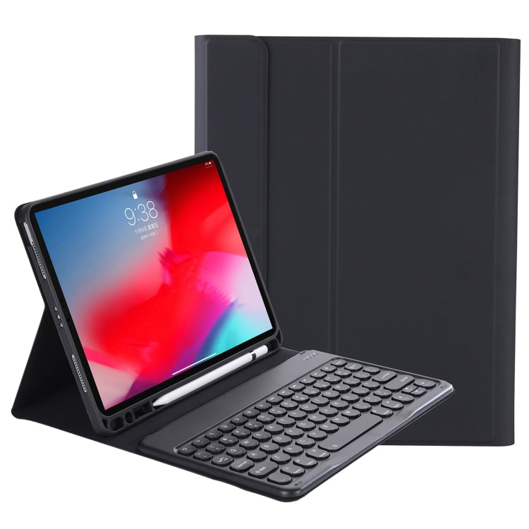 YT11B Detachable Candy Color Skin Feel Texture Round Keycap Bluetooth Keyboard Leather Case For iPad Air 4 2020 / Air 5 2022 / Pro 11 inch 2022 / 2021 / 2020 / 2018(White Ice), For iPad Air 4 2020 / Air 5 2022 / Pro 11 inch 2022 / 2021 / 2020 / 2018���...