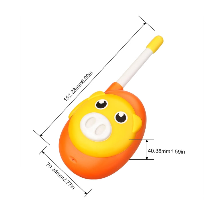 1 Pair RETEVIS RB616 EU Frequency PMR446 1CHS License-free Cartoon Children Handheld Walkie Talkie, RB616