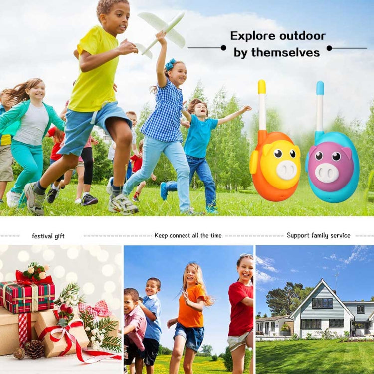 1 Pair RETEVIS RB616 EU Frequency PMR446 1CHS License-free Cartoon Children Handheld Walkie Talkie, RB616