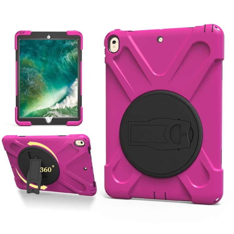 Shockproof Colorful Silicone + PC Protective Case with Holder, For iPad Pro 10.5