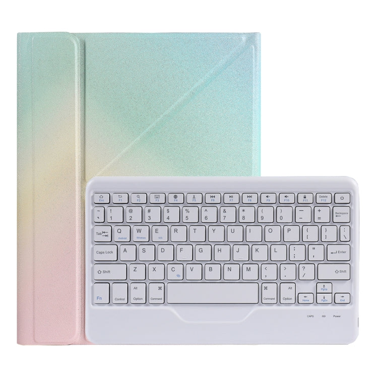 B011 Splittable Bluetooth Keyboard Leather Case with Triangle Holder & Pen Slot, For iPad 9.7 2018 & 2017 / Pro 9.7 / Air 2, For iPad 10.2 2020 & 2019 / Pro 10.5 inch / Air 3 10.5 inch��������������������������������������������������������������������...