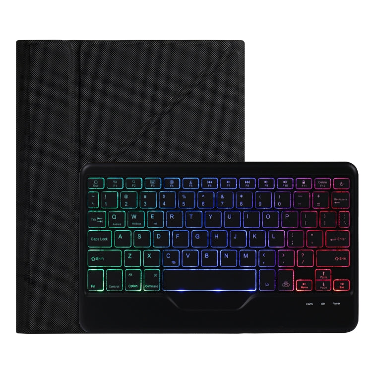 B011S Splittable Backlight Bluetooth Keyboard Leather Case with Triangle Holder & Pen Slot, For iPad 9.7 2018 & 2017 / Pro 9.7 / Air 2, For iPad 10.2 2020 & 2019 / Pro 10.5 inch / Air 3 10.5 inch���������������������������������������������������������...