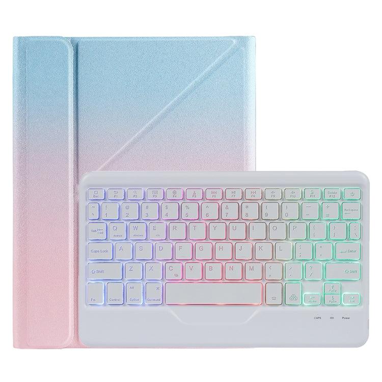 B011S Splittable Backlight Bluetooth Keyboard Leather Case with Triangle Holder & Pen Slot, For iPad 9.7 2018 & 2017 / Pro 9.7 / Air 2, For iPad 10.2 2020 & 2019 / Pro 10.5 inch / Air 3 10.5 inch���������������������������������������������������������...