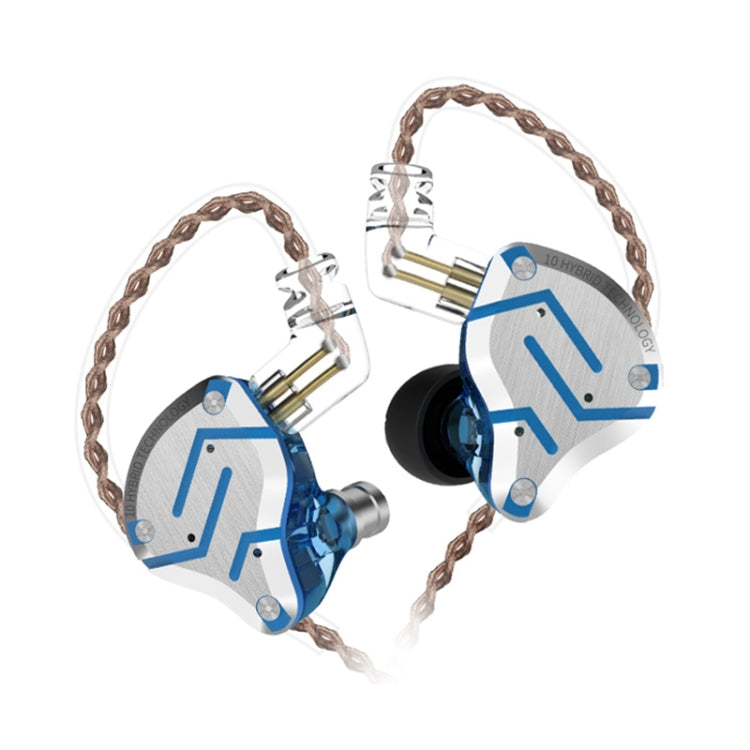 KZ ZS10 Pro 10-unit Ring Iron Gaming In-ear Wired Earphone,, ZS10 Pro Standard Version(Blue), ZS10 Pro Standard Version(Streamer Blue), ZS10 Pro Standard Version(Glare Gold), ZS10 Pro Standard Version(Purple), ZS10 Pro Mic Version(Black)���������������...