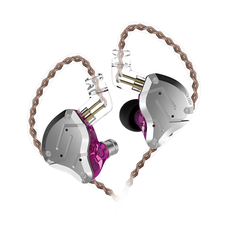 KZ ZS10 Pro 10-unit Ring Iron Gaming In-ear Wired Earphone,, ZS10 Pro Standard Version(Blue), ZS10 Pro Standard Version(Streamer Blue), ZS10 Pro Standard Version(Glare Gold), ZS10 Pro Standard Version(Purple), ZS10 Pro Mic Version(Black)���������������...