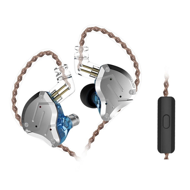 KZ ZS10 Pro 10-unit Ring Iron Gaming In-ear Wired Earphone,, ZS10 Pro Standard Version(Blue), ZS10 Pro Standard Version(Streamer Blue), ZS10 Pro Standard Version(Glare Gold), ZS10 Pro Standard Version(Purple), ZS10 Pro Mic Version(Black)���������������...