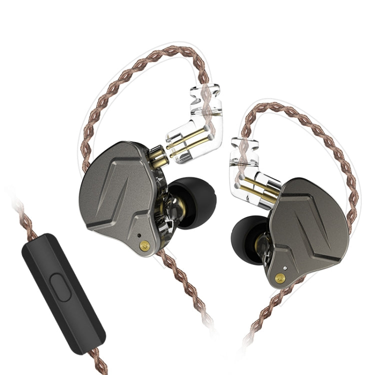 KZ ZSN Pro Ring Iron Hybrid Drive Metal In-ear Wired Earphone,, ZSN Standard Version(Purple), ZSN Mic Version(Grey), ZSN Mic Version(Blue), ZSN Mic Version(Purple), ZSN Standard Version(Grey), ZSN Standard Version(Blue)