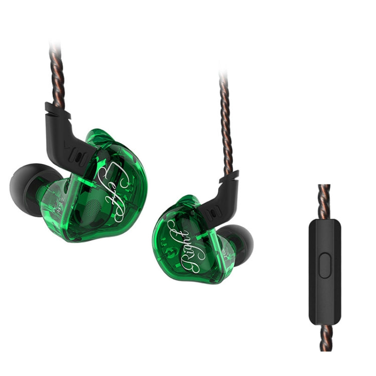 KZ ZSR 6-unit Ring Iron In-ear Wired Earphone,, ZSR Mic Version(Red), ZSR Mic Version(Green), ZSR Standard Version(White), ZSR Standard Version(Black), ZSR Standard Version(Red), Standard Version(Green), ZSR Mic Version(White), ZSR Mic Version(Black)