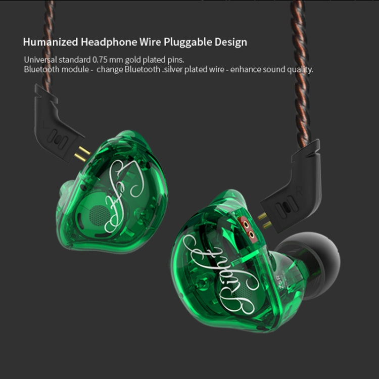 KZ ZSR 6-unit Ring Iron In-ear Wired Earphone,, ZSR Mic Version(Red), ZSR Mic Version(Green), ZSR Standard Version(White), ZSR Standard Version(Black), ZSR Standard Version(Red), Standard Version(Green), ZSR Mic Version(White), ZSR Mic Version(Black)