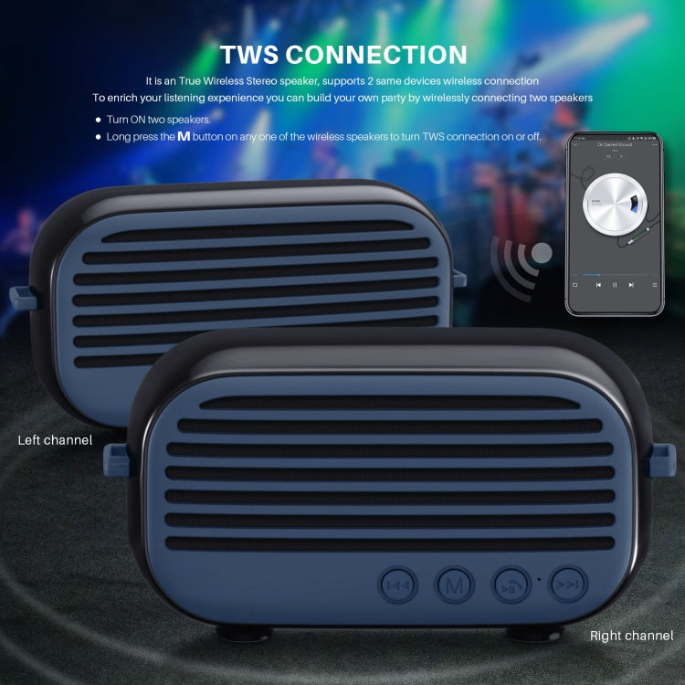 New Rixing NR-3000M Bluetooth 5.0 Portable Karaoke Wireless Bluetooth Speaker with Microphone & Shoulder Strap, NR-3000M(Black), NR-3000M(Red), NR-3000M(Blue), NR-3000M(Green)