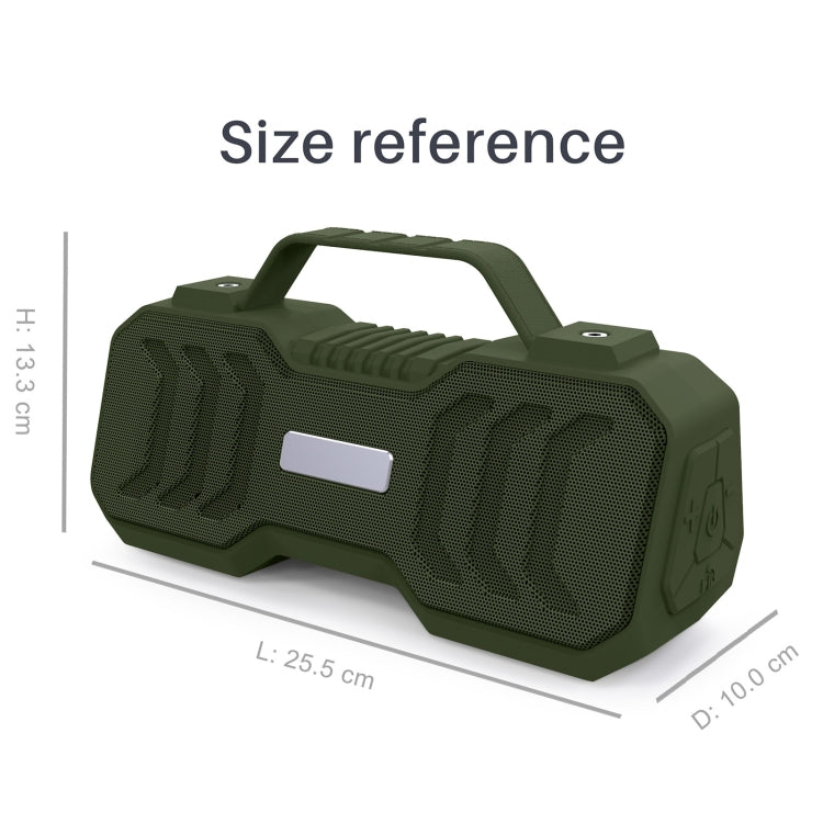 New Rixing NR-4500M Bluetooth 5.0 Portable Outdoor Karaoke Wireless Bluetooth Speaker with Microphone, NR-4500M(Black), NR-4500M(Red), NR-4500M(Green), NR-4500M(Dark Green), NR-4500M(Grey)