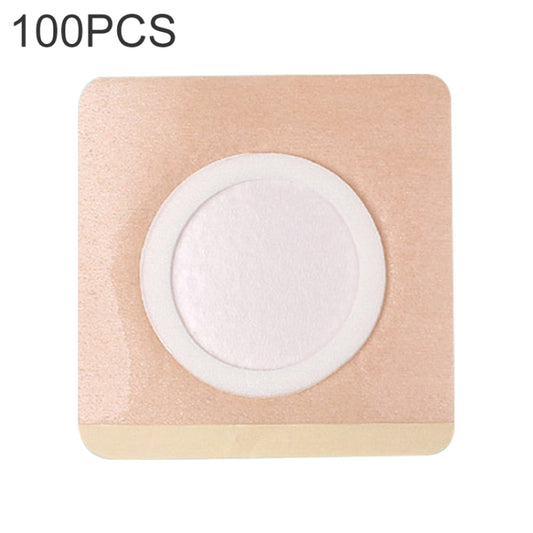 100 PCS 042 Spunlace Non-woven Stickers Anti-osmosis Three-volt Belly Button Plaster, 5x5x1.5cm, 6x6x2cm, 7x7x3cm, 8x8x4cm