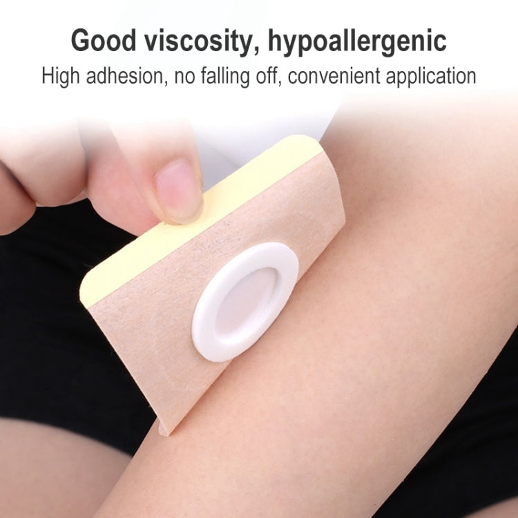 100 PCS 042 Spunlace Non-woven Stickers Anti-osmosis Three-volt Belly Button Plaster, 5x5x1.5cm, 6x6x2cm, 7x7x3cm, 8x8x4cm