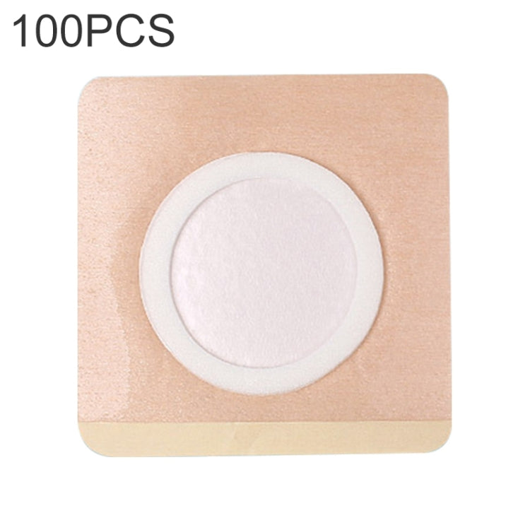 100 PCS 042 Spunlace Non-woven Stickers Anti-osmosis Three-volt Belly Button Plaster, 5x5x1.5cm, 6x6x2cm, 7x7x3cm, 8x8x4cm