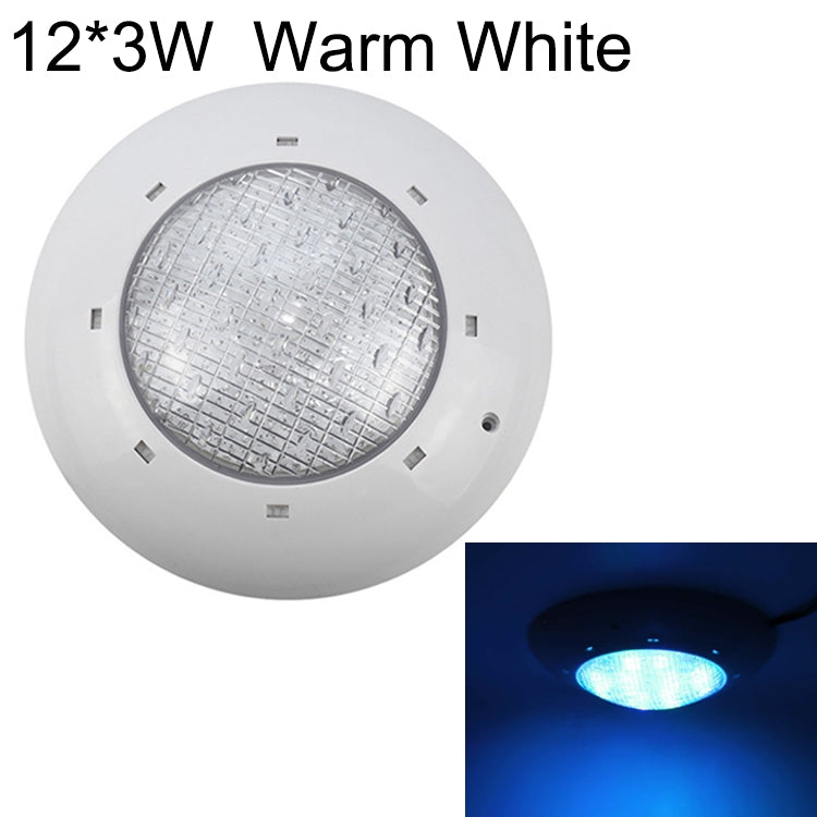 ABS Plastic Swimming Pool Wall Lamp Underwater Light, 6W, 9W, 12W, 18W, 24W, 12x3W, 18x3W