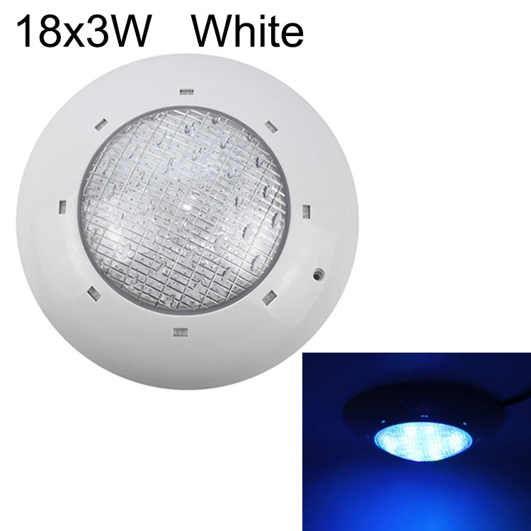 ABS Plastic Swimming Pool Wall Lamp Underwater Light, 6W, 9W, 12W, 18W, 24W, 12x3W, 18x3W