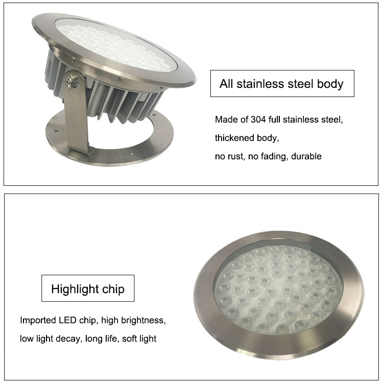 Square Park Landscape LED Underwater Light Pool Light, 6W, 9W, 12W, 15W, 18W, 24W, 30W, 36W, 50W, 108W