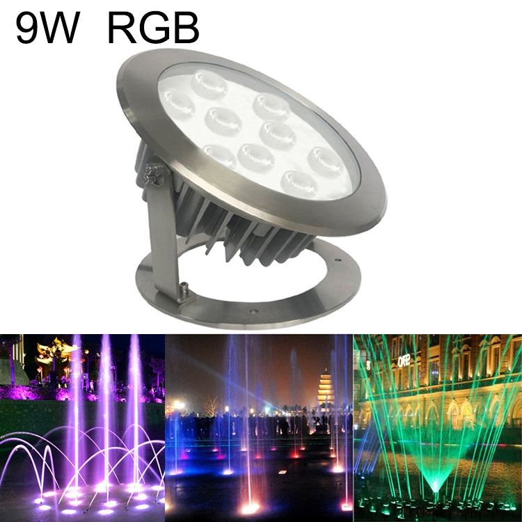 Square Park Landscape LED Underwater Light Pool Light, 6W, 9W, 12W, 15W, 18W, 24W, 30W, 36W, 50W, 108W