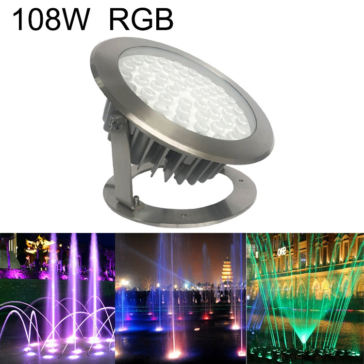 Square Park Landscape LED Underwater Light Pool Light, 6W, 9W, 12W, 15W, 18W, 24W, 30W, 36W, 50W, 108W