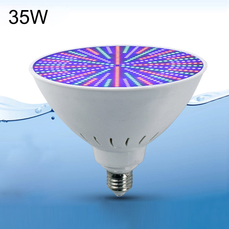 ABS Plastic LED Pool Bulb Underwater Light, Warm White Light, White Light, Colorful Light, Colorful +12 Button Remote Control, Colorful +18 Button Remote Control