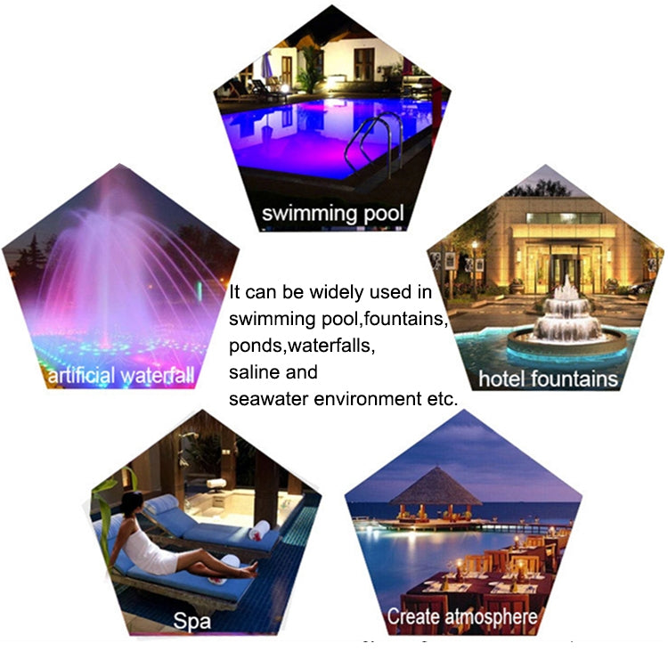 LED Stainless Steel Wall-mounted Pool Light Landscape Underwater Light, 6W, 9W, 12W, 18W, 24W, 36W, 54W