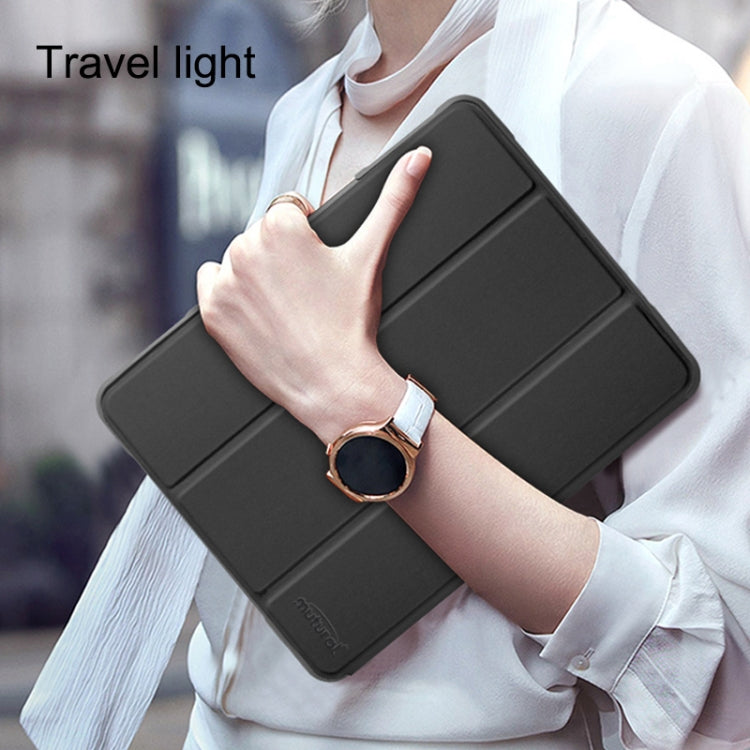 Mutural Horizontal Flip PC + TPU + PU Leather Case with Holder & Pen Slot, For iPad 10.2, For iPad 9.7, For iPad Pro 10.5