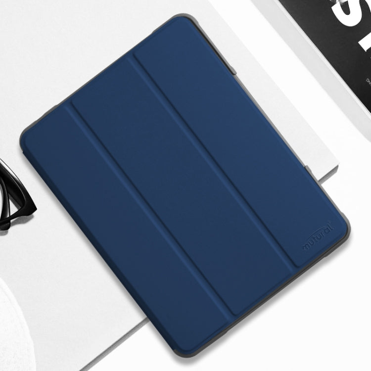 Mutural Horizontal Flip PC + TPU + PU Leather Case with Holder & Pen Slot, For iPad 10.2, For iPad 9.7, For iPad Pro 10.5