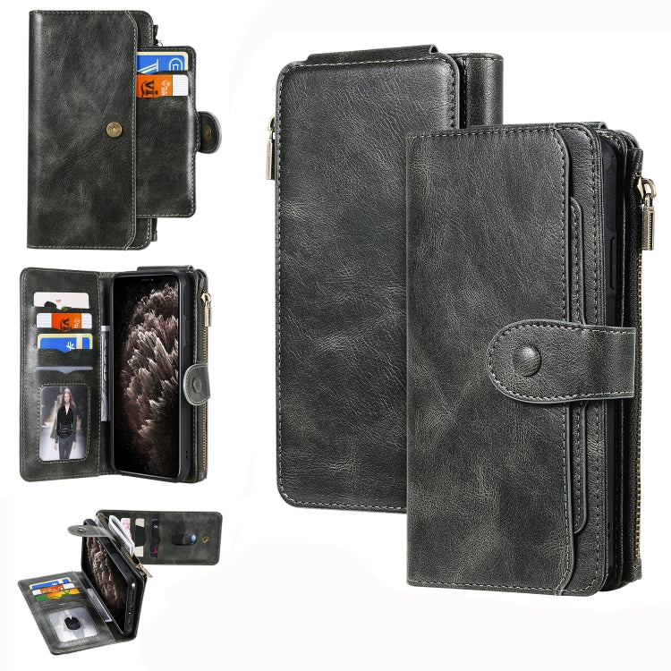 Retro Multifunctional Horizontal Flip PU Leather Case with Card Slot & Holder & Wallet & Photo Frame, For iPhone 11 Pro, For iPhone 11, For iPhone 11 Pro Max