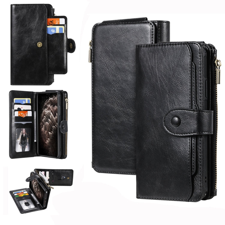Retro Multifunctional Horizontal Flip PU Leather Case with Card Slot & Holder & Wallet & Photo Frame, For iPhone 11 Pro, For iPhone 11, For iPhone 11 Pro Max